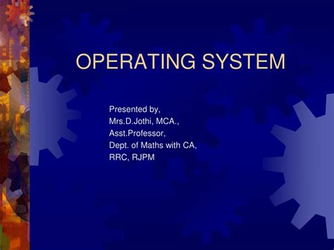 Ppt Operating System Powerpoint Presentation Free Download Id 9166902