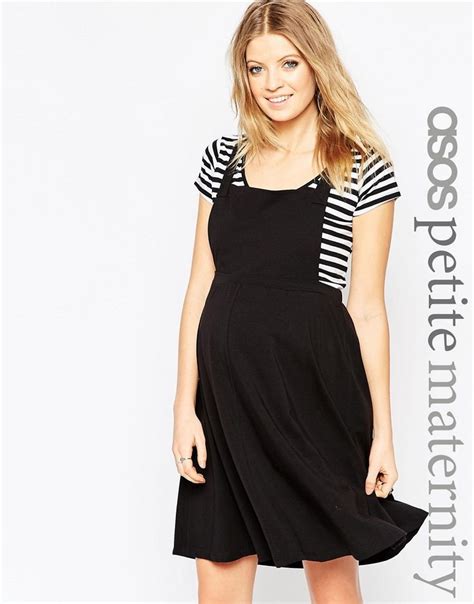 Asos Maternity Petite Pinafore Dress At Maternity Clothes