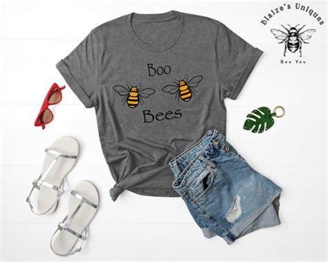 Boo Bees Shirt Bee Tshirt Boobees Shirt Beekeeper T Bee Etsy Bee