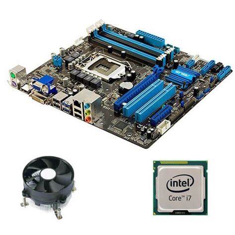 Kit Placa De Baza Asus P B M Intel Quad Core I Cooler