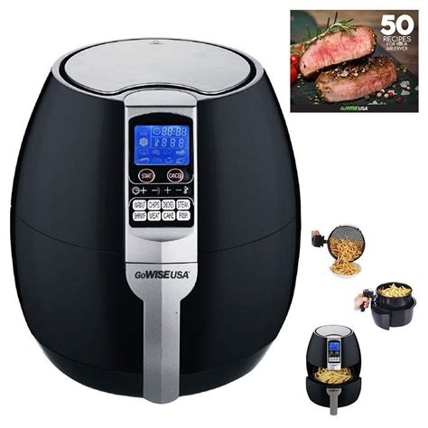 Large Electric Air Fryer Gowise Usa 8 In 1 Xl Improved Model 3 7qt Black