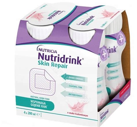 Nutridrink Skin Repair rany odleżyny truskawkowy 15197983946 Allegro pl