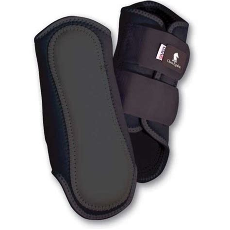 Classic Equine Splint Boots Medium Black Sporting Goods Outdoor