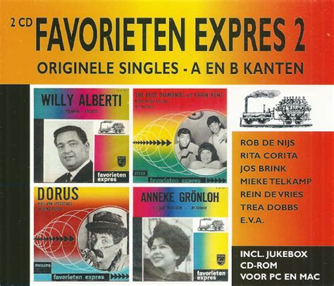 Favorieten Expres 2 Originele Singles A En B Kanten 2001 CD