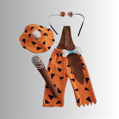 Bam Bam Costume for Kids and Babies Stone Age Character Halloween ...