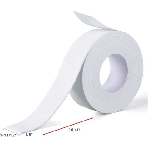 COUMENO EVA Single Sided Adhesive White Foam Tape Single Sided Sealing