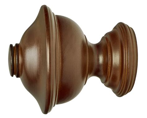 Kirsch Chaucer Finial For 2 Inch Wood Drapery Rods At Designer Drapery