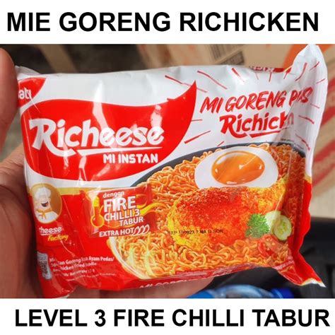 Richicken Spicy Fried Noodles Richeese Chilli Fried Noodles Tabur