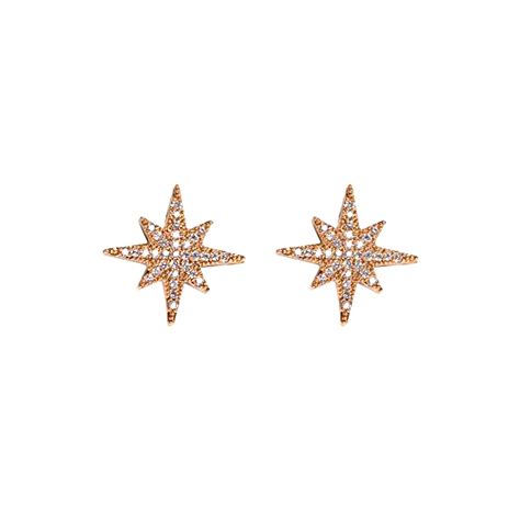 Small gold earrings | Plain stud earrings | Star earrings gold | DEMI