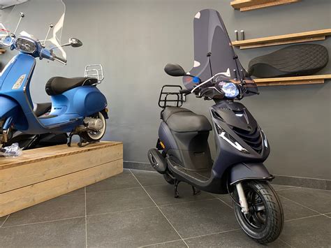 Piaggio Zip Sp Iget T V Euro Specialpaint Matblauw Perry Scooters