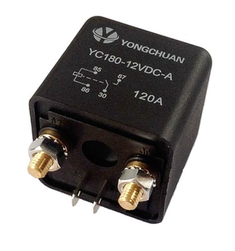 Реле автомобильное силовое 12V 120A 2.4вт