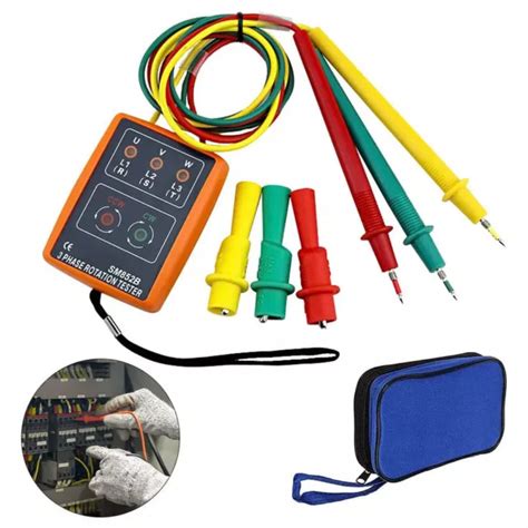 Sm B Phase Sequence Rotation Tester Led Indicator Detector Checker