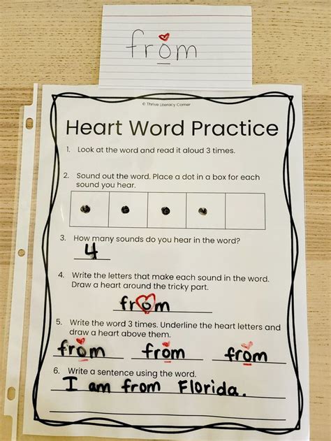 The Heart Word Method For Teaching Sight Words And High Frequency Words