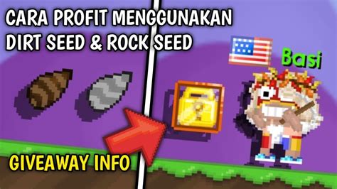 Cara Profit Menggunakan Dirt Seed Rock Seed Growtopia Indonesia