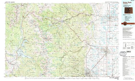 Estes Park Colorado Map Readers' Choice: Rocky Mountain National Park,