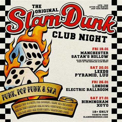 SLAM DUNK WINTER JAM AFTERPARTY Electric Ballroom Camden Iconic