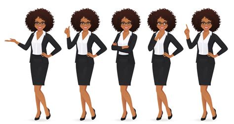 Black Business Woman Clipart Free