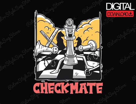 Checkmate Chess Png Svg File Chess Player Png, Chess Shirt Png ...