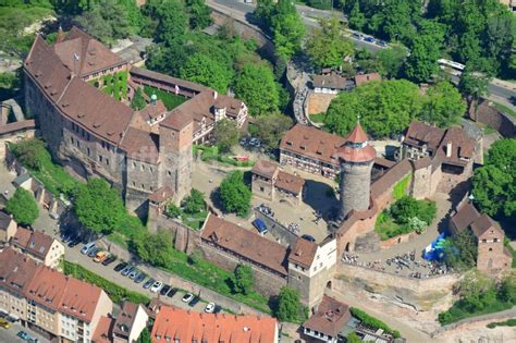 Luftbild N Rnberg Burganlage Der Veste N Rnberger Burg In Der