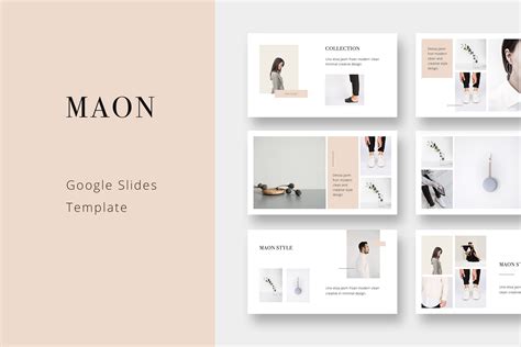 MAON Modern Google Slides Template - Etsy