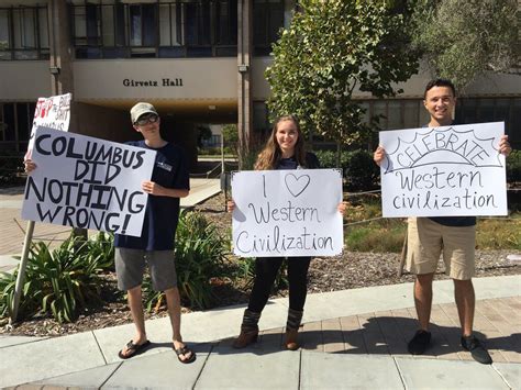 Columbus Day Controversy Ignites in the Arbor - The Bottom Line UCSB