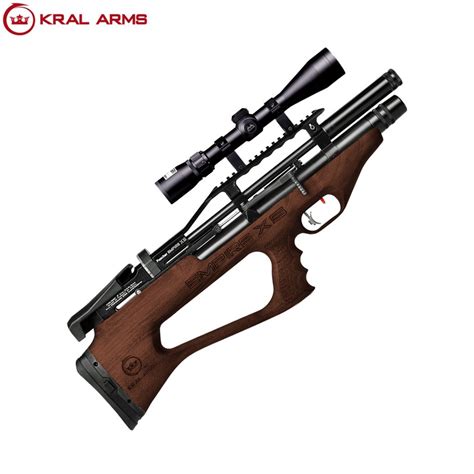 Buy Online PCP Air Rifle Kral Arms Puncher Empire XS Walnut From KRAL