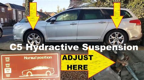 Citroen C5 X7 With Hydractive Suspension Rear End Too Low How To