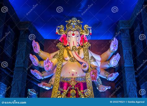 beautiful idol  lord ganesha editorial photo image  hindu