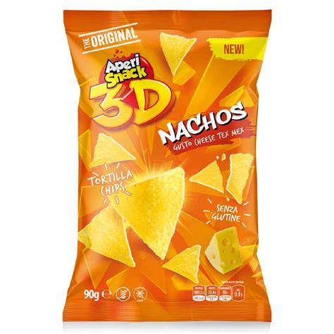 Aperisnack Nachos Cheese 90 Gr X 16 Pz Giotab