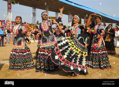 Kalbeliya Folk Dancers Dancing At Mela Ground Pushkar Fair