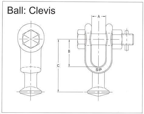 Ball: Clevis :: Slacan