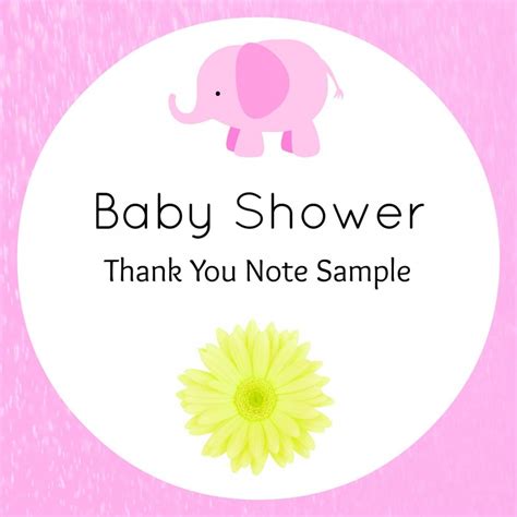 26 Best Thank You Note For Baby Shower Guests - Planning baby shower