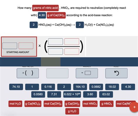Solved How Many Grams Of Nitric Acid Hno Are Required To Chegg