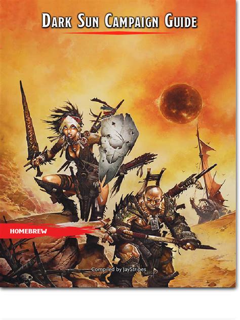 Dark Sun Players Guide 5e Gm Binder Pdf Elf Dungeons And Dragons