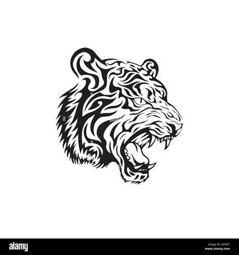 Tiger tattoo design Stock Vector Image & Art - Alamy