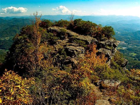 Hiking In Pinnacle Park Sylva North Carolina