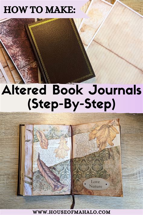 What Is An Altered Book Journal How To Make One Altered Book