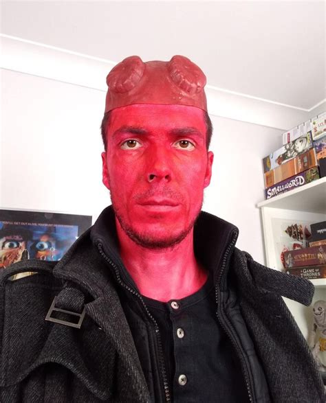 Hellboy Horns -Latex Prosthesis – FREE UK SHIPPING - The Face Forge ...