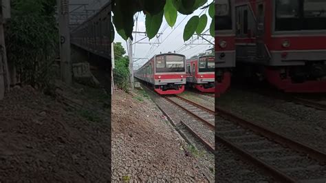 Jalur 1 Kp Bandan Berpapasan Dengan Krl Cikarang Via Manggarai YouTube