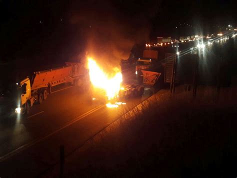 64 Arrested After Trucks Set Alight In N3 Protest