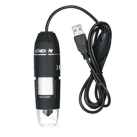Цифров микроскоп 1600x, 2MP, USB, черен - eMAG.bg
