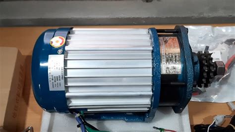 72v 3kw Bldc Gear Motor For Heavy Load Youtube