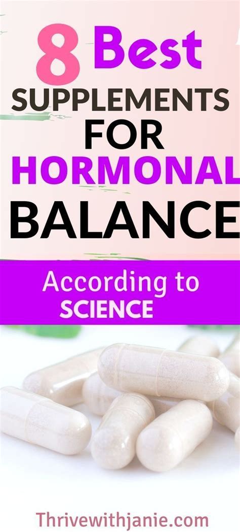 Vitamins And Supplements For Hormonal Imbalance Thrive With Janie Balance Hormones Naturally