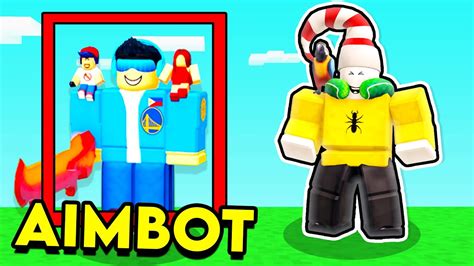 I Cheated Using AIMBOT HACKS Roblox Bedwars YouTube