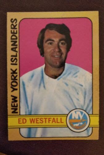 O Pee Chee Nhl Hockey Card Ed Westfall Ex Nm Ebay