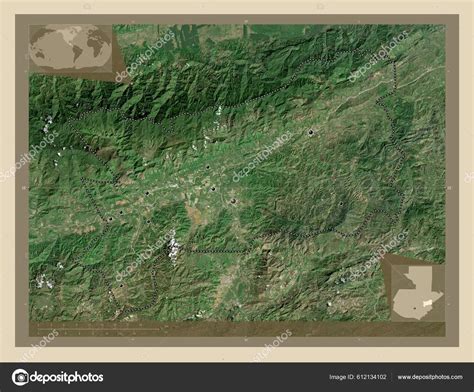 Zacapa Department Guatemala High Resolution Satellite Map Locations ...