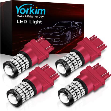 Amazon Yorkim 194 LED Bulb White Pack Of 4 And 3157 LED Bulb