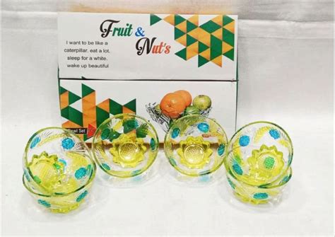 Transparent Round Glass Bowl Set Capacity 200 Ml At Rs 45 Set In