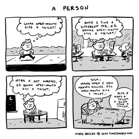 「i Drew A Comic About A Person 」mikey Hellerの漫画