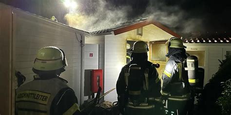 Campingplatz In Ahsen Feuerwehr Datteln R Ckt Wegen Brennender Sauna